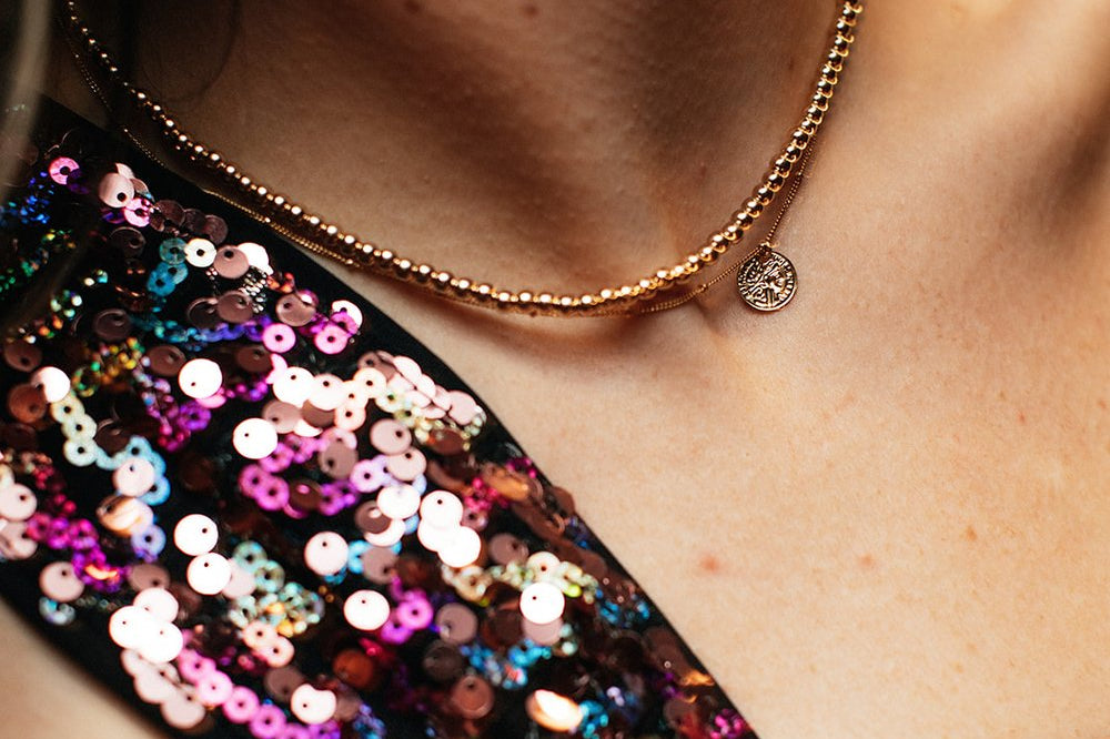 Mini Coin Necklace – Lavender & Grace Designs Inc.