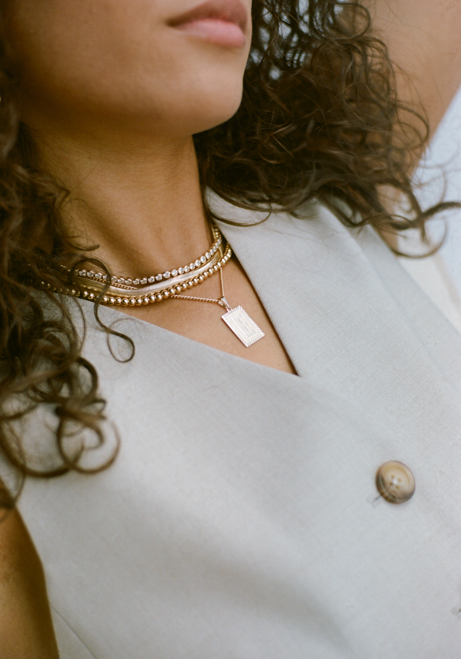 Image of woman with necklace